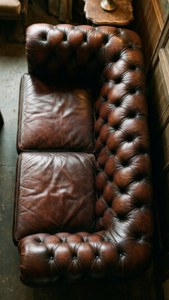 Chesterfield Leather Sofa Top