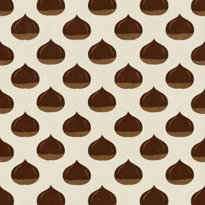 Chestnut Silhouette Pattern