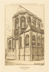 Chevet de St. Martin-sur-Renelle (The Apsis of the Church of St. Martin-sur-Renelle)