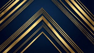 Chevron Gold Stripes