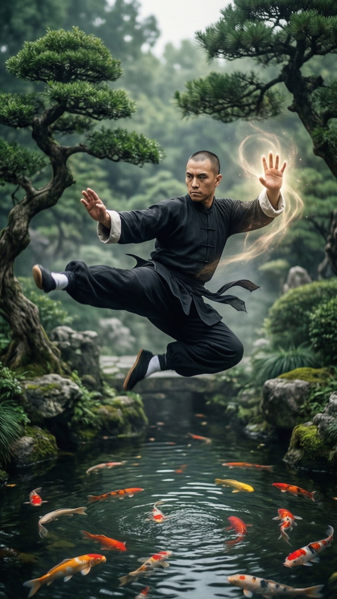 Chi in the Garden by Wallpapers.art Studio