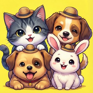 Chibi Animal Friends