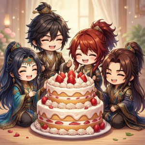 Chibi Cake Party