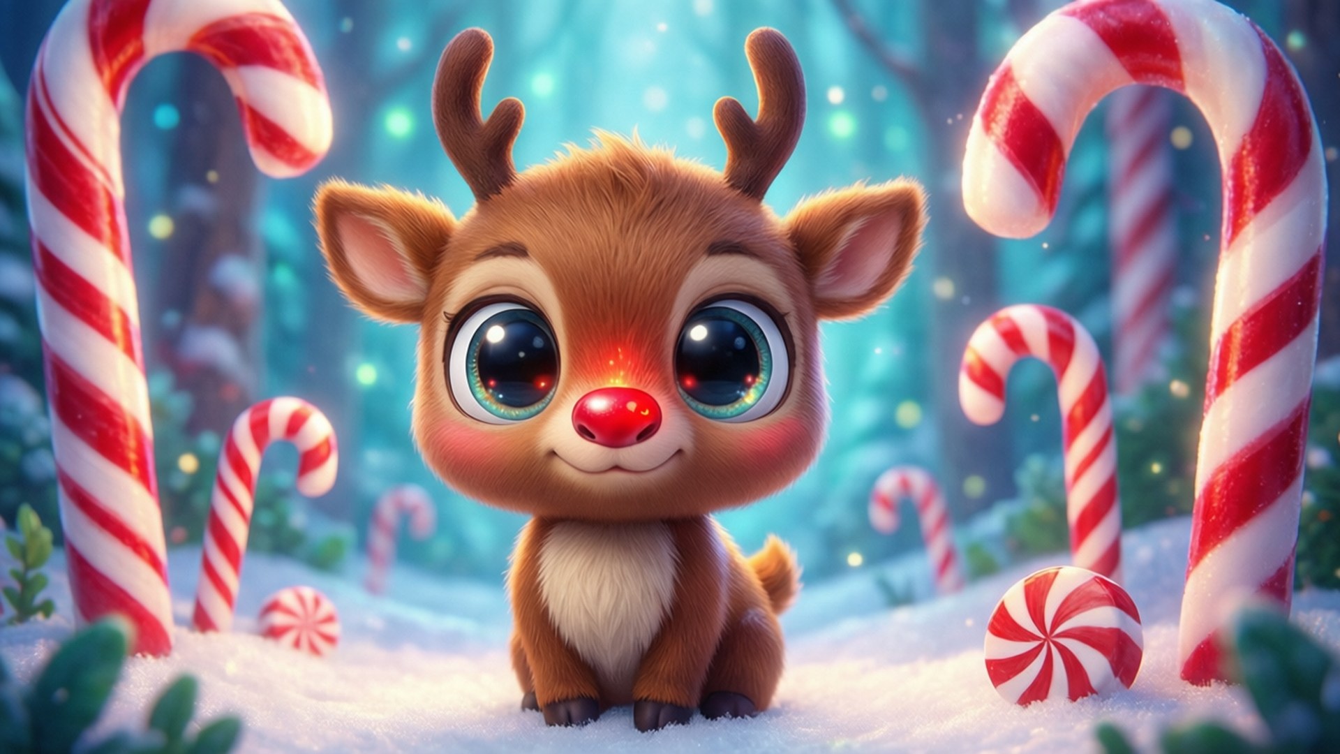 Chibi Candy Forest by Wallpapers.art Studio
