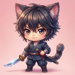 Chibi Cat Baji