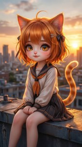 Chibi Cat-girl Pisti