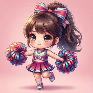 Chibi Cheerleader Kawaii