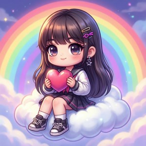 Chibi Cloud Heart
