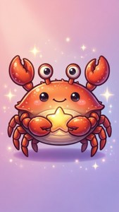 Chibi Crab with Star