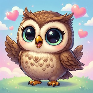 Chibi Cute Owlette