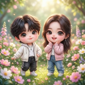 Chibi Flower Garden