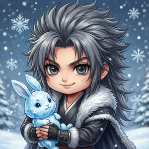 Chibi Ice Bunny