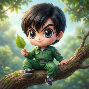 Chibi Leaf Holder