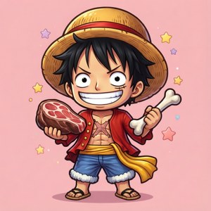 Chibi Luffy Meat