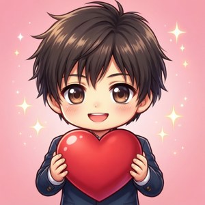 Chibi Mitsuba Sousuke Heart