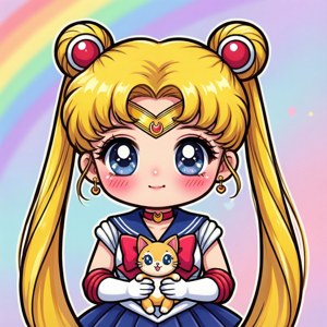 Chibi Moon Kawaii