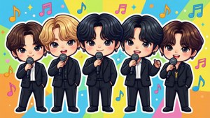Chibi Music BTS