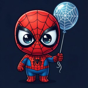 Chibi Spidey Balloon