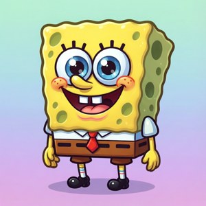 Chibi SpongeBob Vector