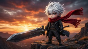 Chibi Swordsman