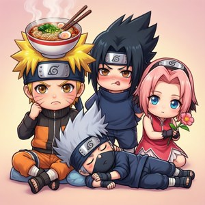 Chibi Team 7 Fun