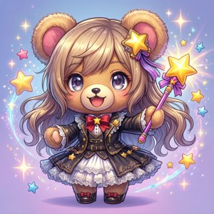 Chibi Teddie Star Magic