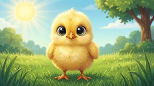Chick in the Meadow