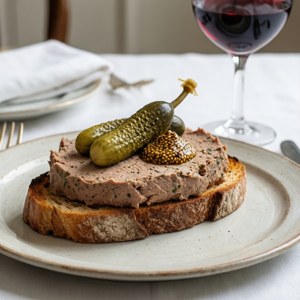 Chicken Liver Pâté on Toast