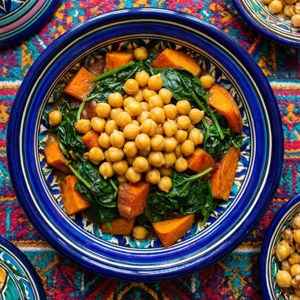 Chickpea and Sweet Potato Tajine