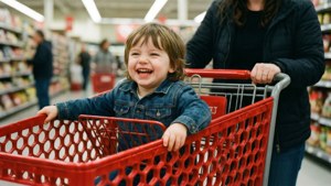 Child in Cart Joy
