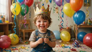 Child King Playful