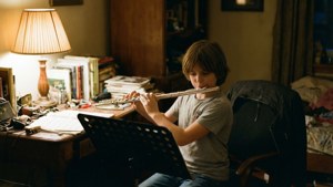 Child Practicing Flute