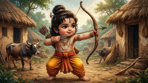 Child Rama in Village