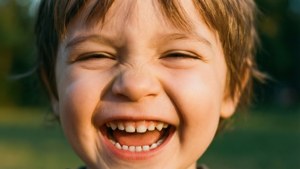 Child's Laughing Smile