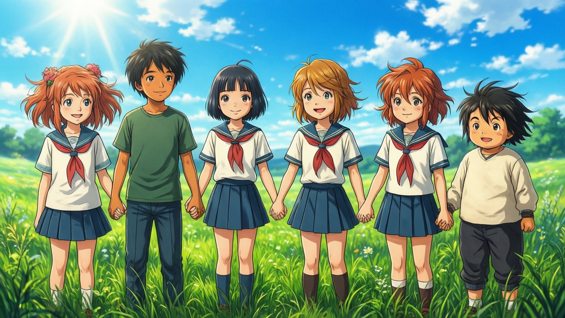 Childhood Friends Reunited by Wallpapers.art Studio