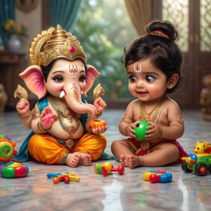 Childhood Playtime of Gods