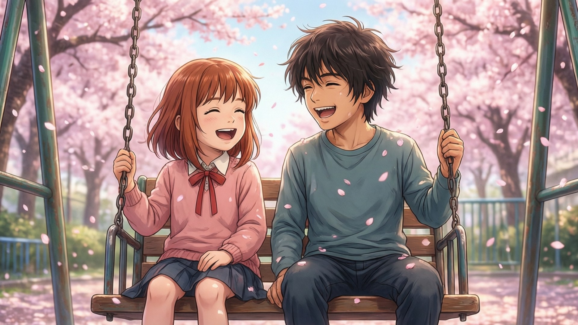 Childhood Swing by Wallpapers.art Studio