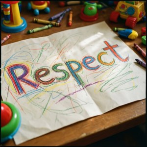 Childlike Respect Crayon
