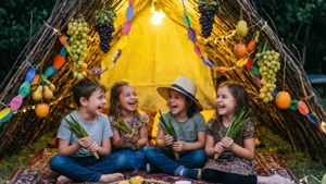 Children in the Sukkah