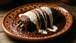 Chili Relleno with Mole