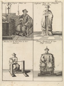 Chinese geestelijke / Chinese filosoof / Chinese handwerker / Chinese ambtenaar
