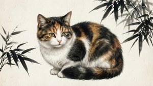 Chinese Ink Cat