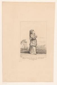 Chinese man in een landschap