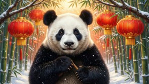 Chinese New Year Panda
