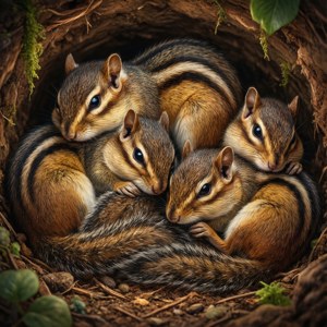Chipmunk Pile