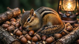 Chipmunk's Pantry Slumber