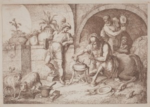 Chiron Teaches Magic to Achilles