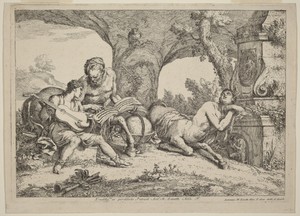 Chiron Teaching Music to Achilles