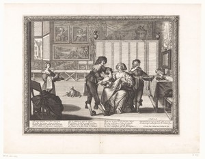 Chirurg voert een aderlating uit bij een vrouw
