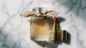Chloé Beauty on Marble White